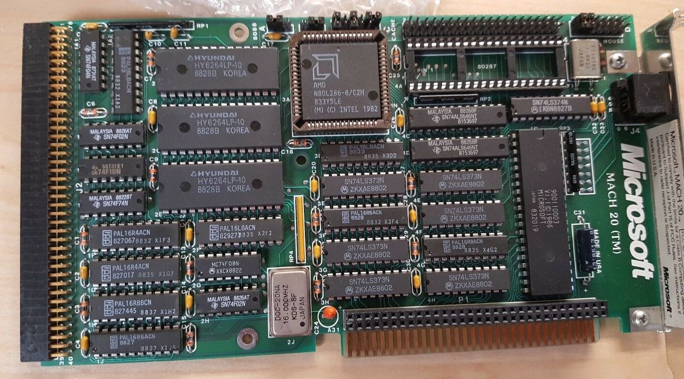 Microsoft Mach 20 Accelerator Board (1988)